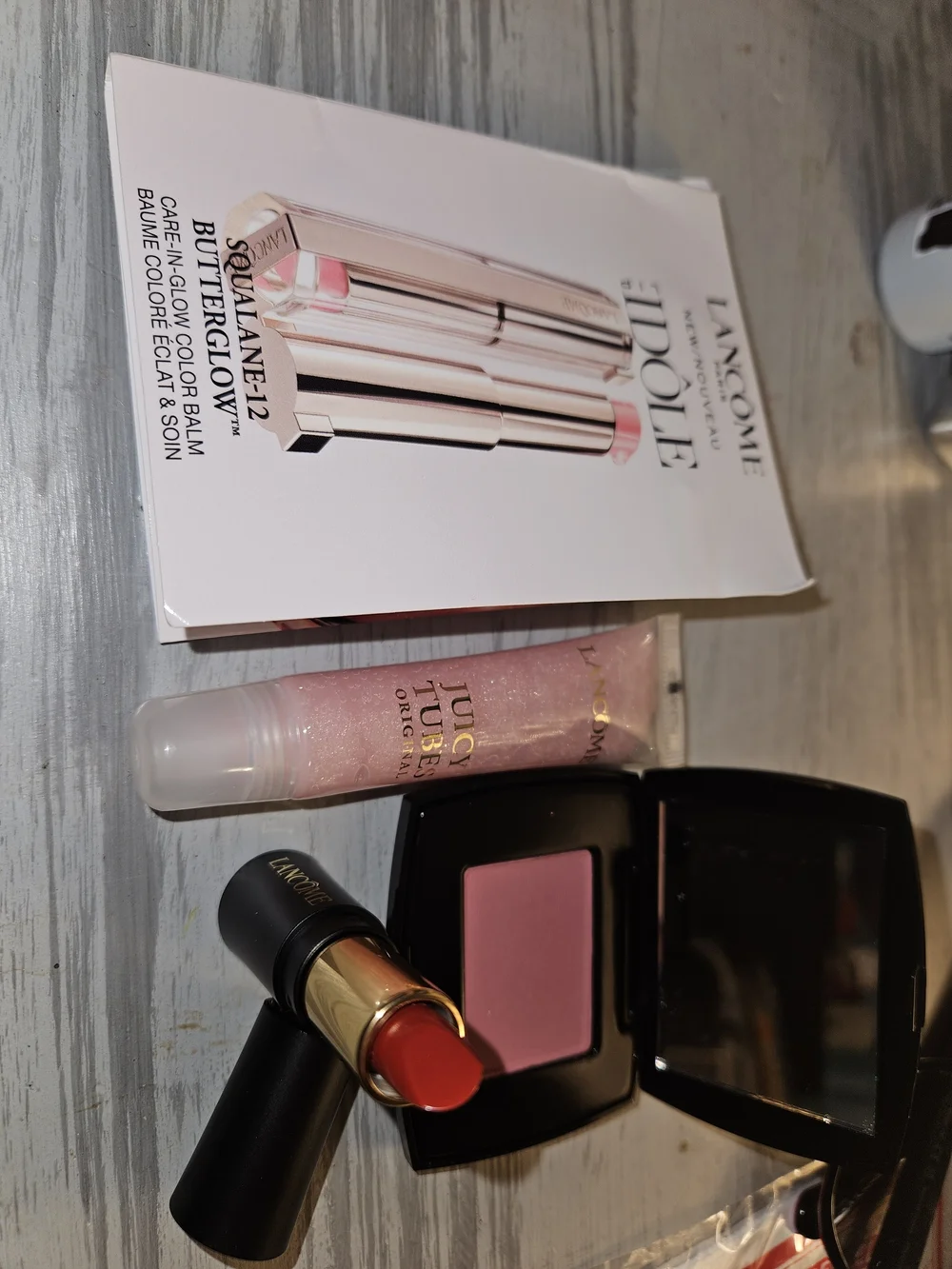 Lancome trio lipstick